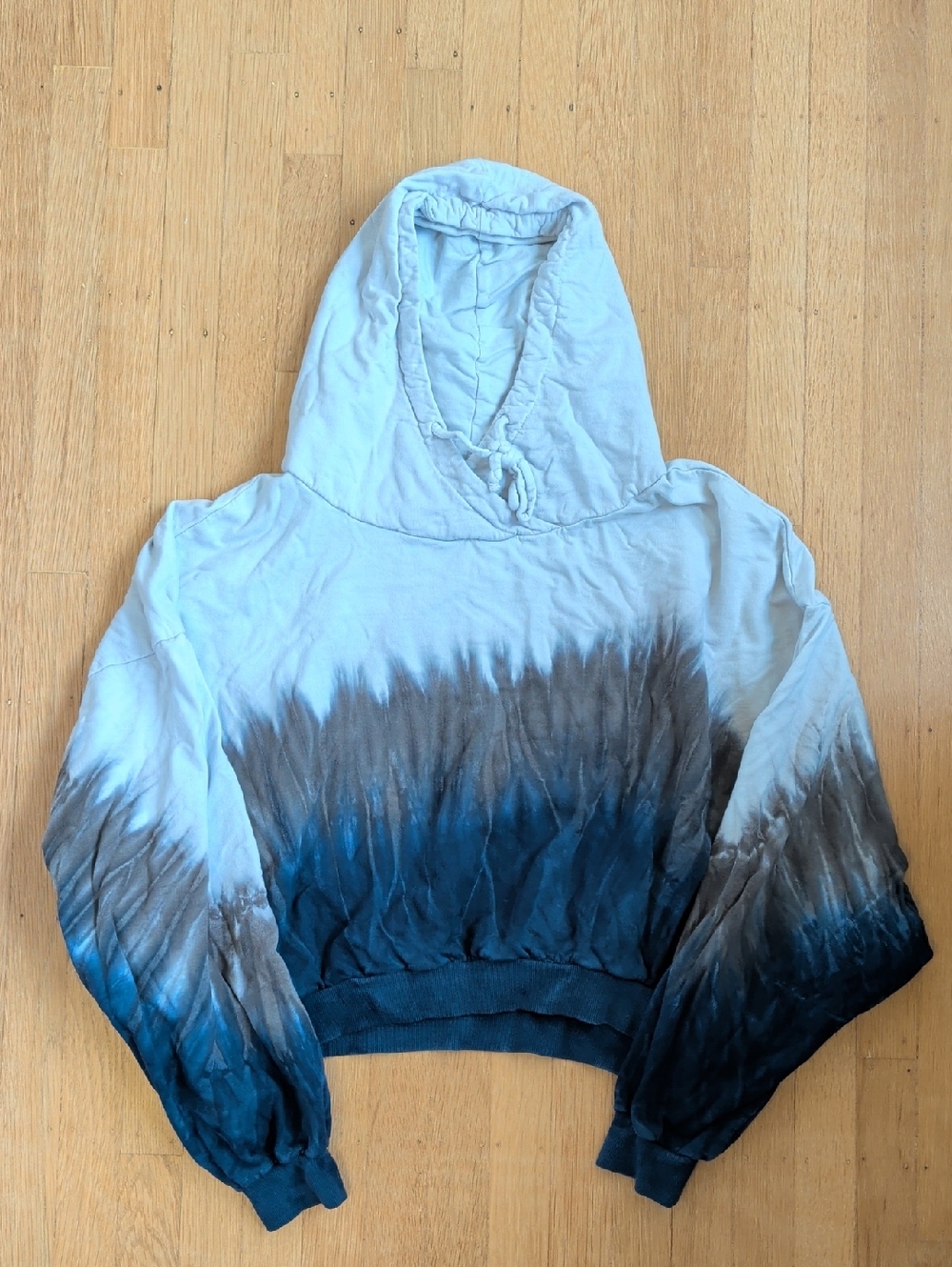 Young Fabulous & Broke Light Gray Hooded Crop Sweatshirt